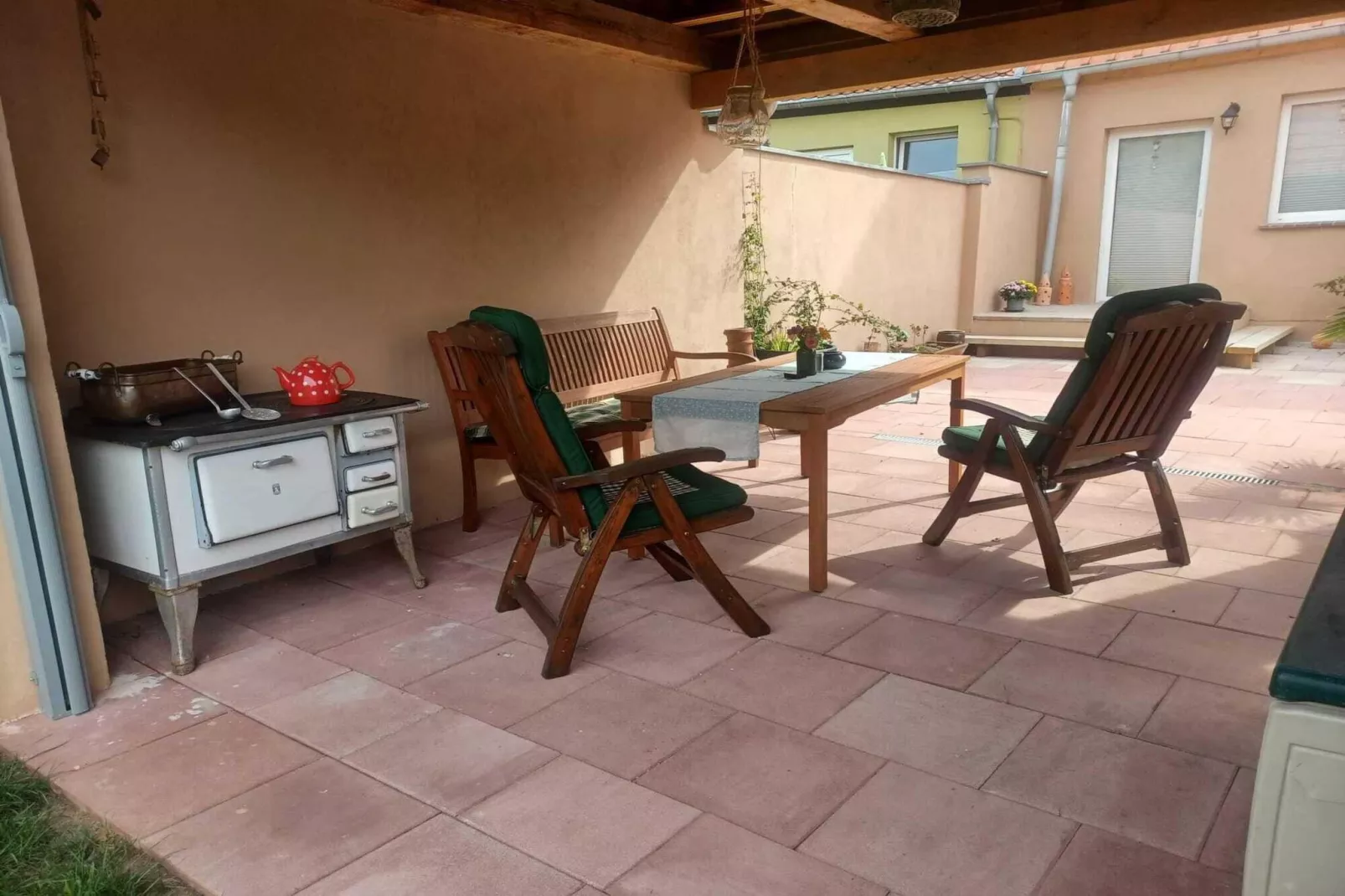 Ferienwohnung Brandenburg - Ziesar - Terrasbalkon