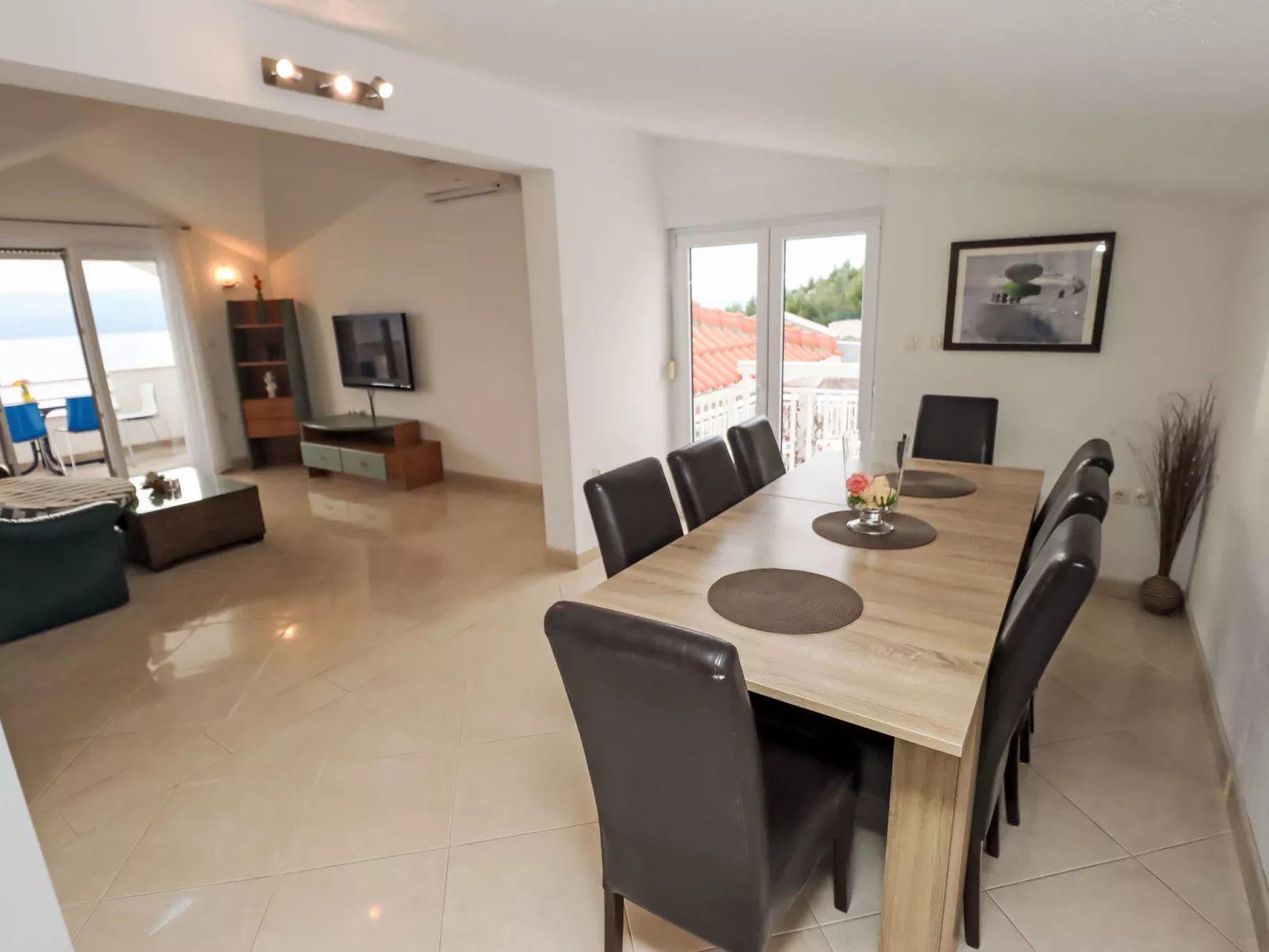 Villa Martina Matea große Villa mit beheiztem Pool - Binnen