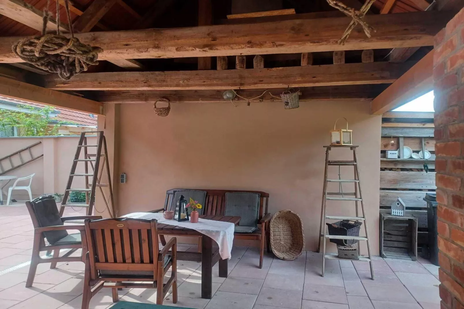 Ferienwohnung Brandenburg - Ziesar - Terrasbalkon