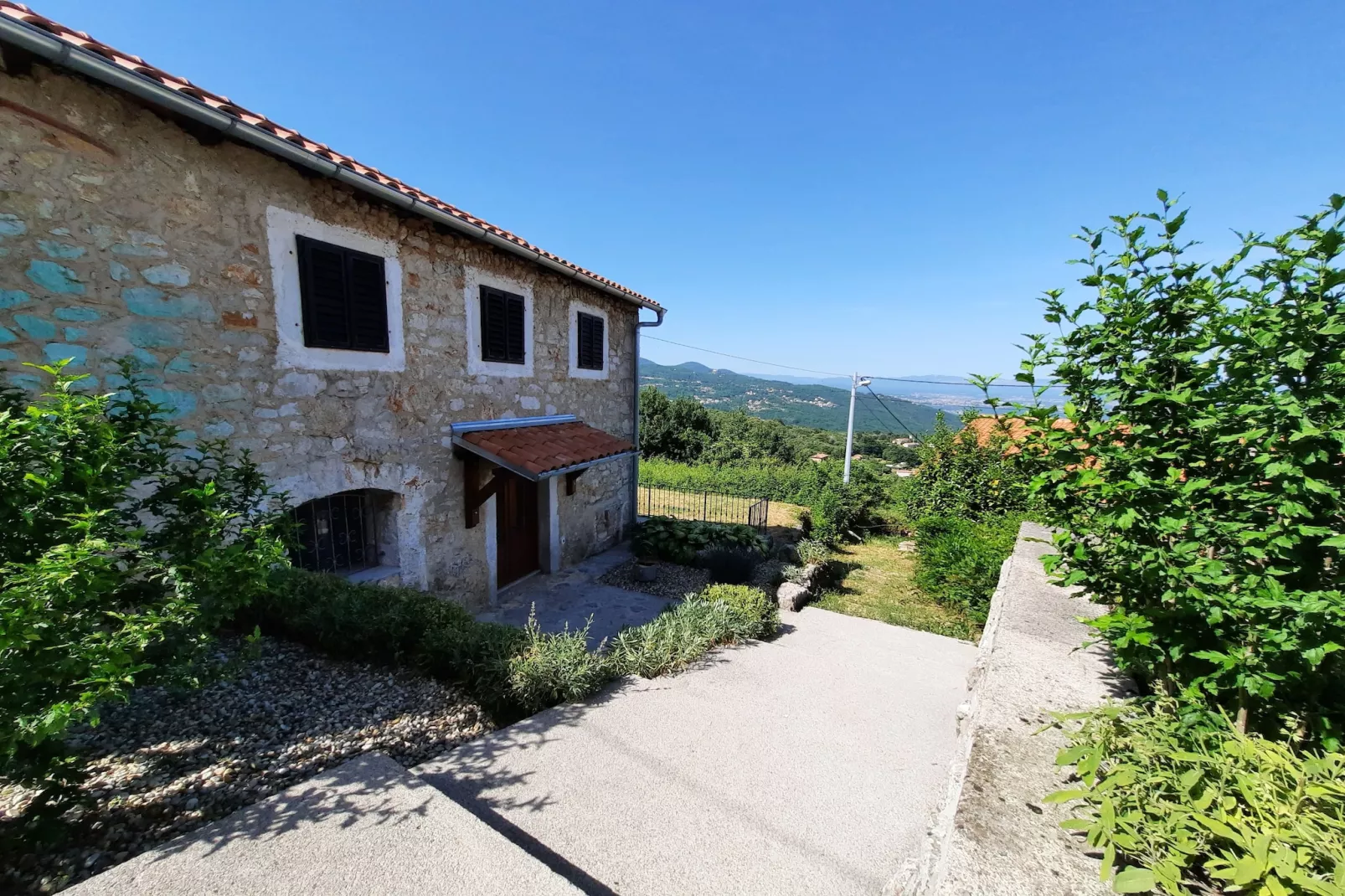 Holiday home Iva - Lovran Dobrec - ca 80 qm für 4 Pers - Buitenlucht
