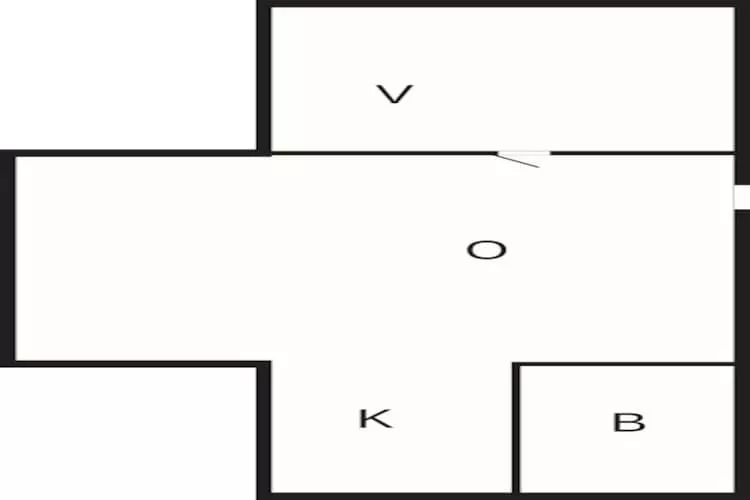 Ruim vakantiehuis met tuin - Plattegrond