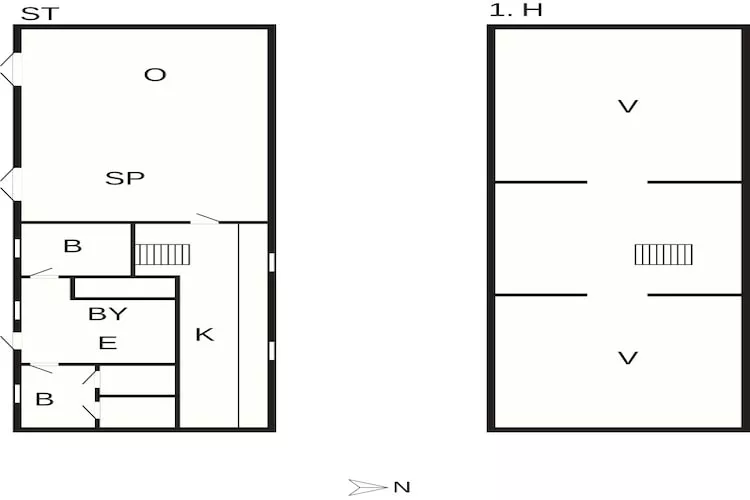 8 Personen vakantie huis in Ribe - Plattegrond