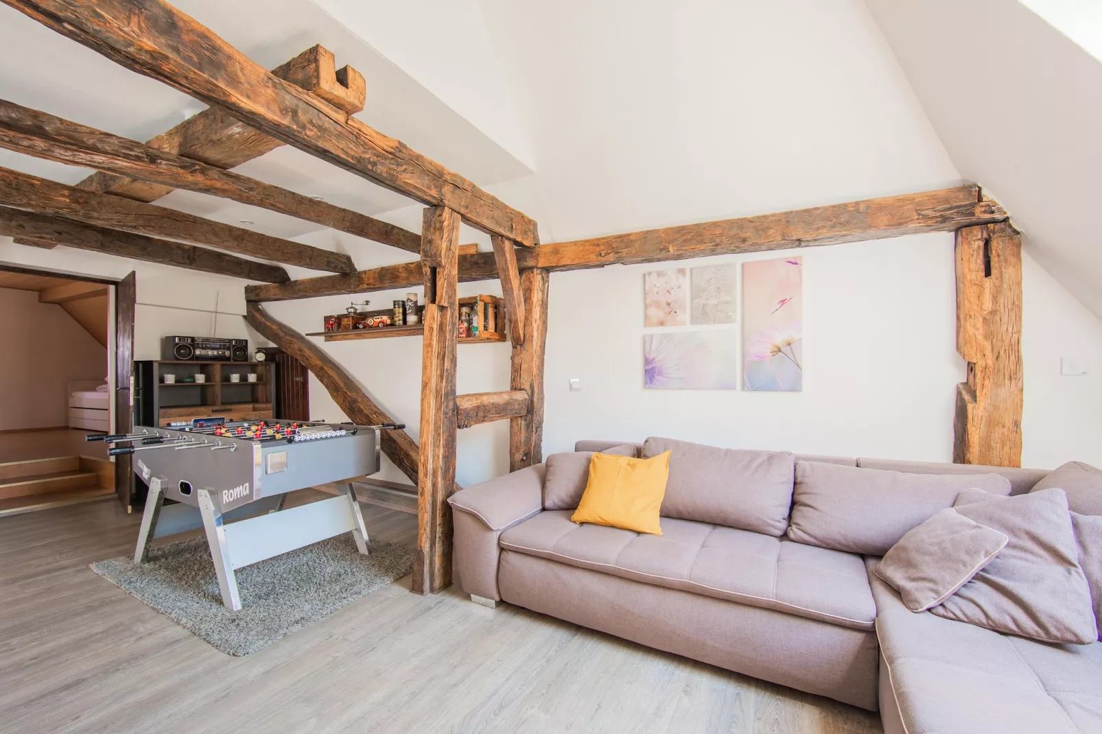 Ferienwohnung am Marktplatz - Woonkamer