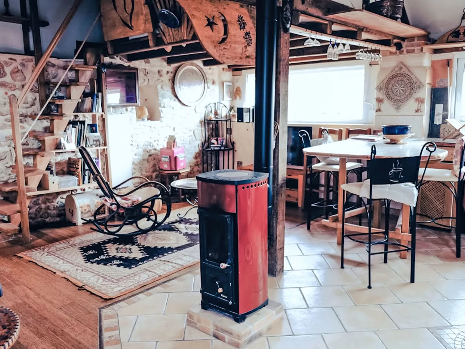 Orientalisches Ecogîte mit Charme, klassifiziert als 3 Gîte de France - Binnen