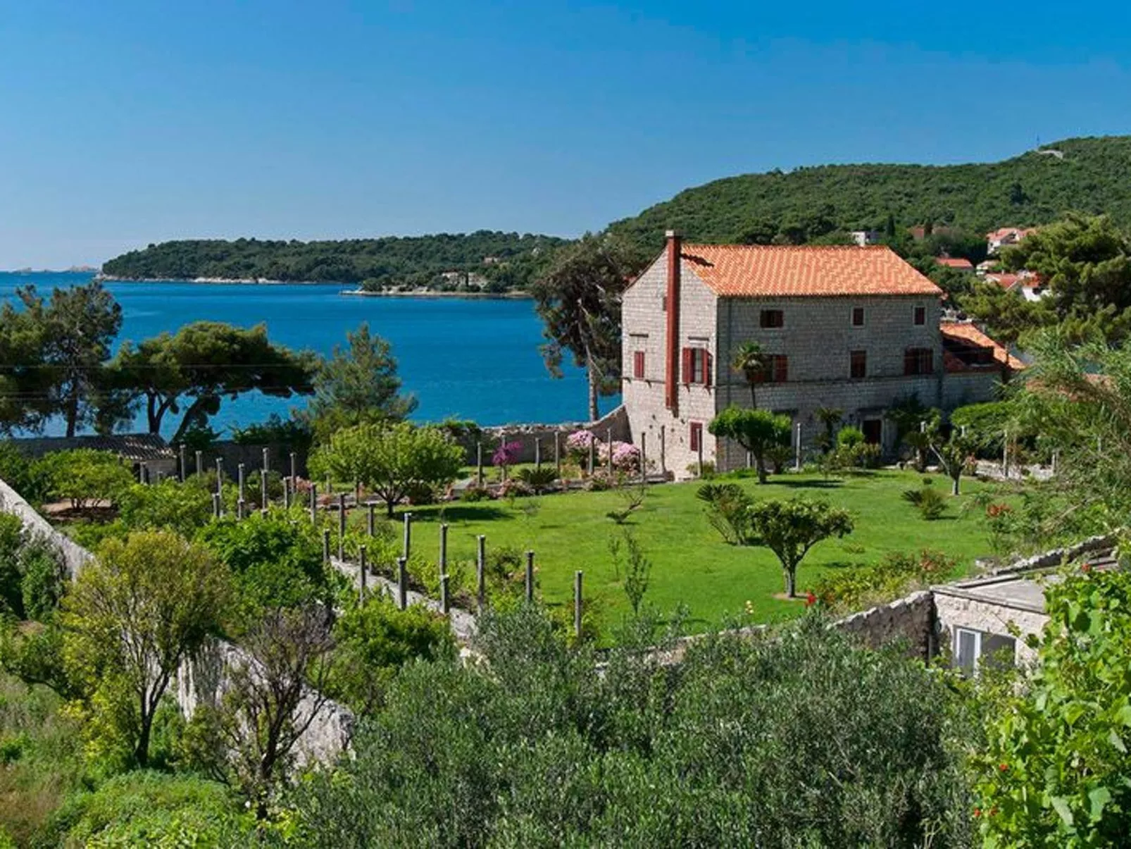 Privatzimmer im Schloss Seefront Zamagna, Mali Zaton NO. 6