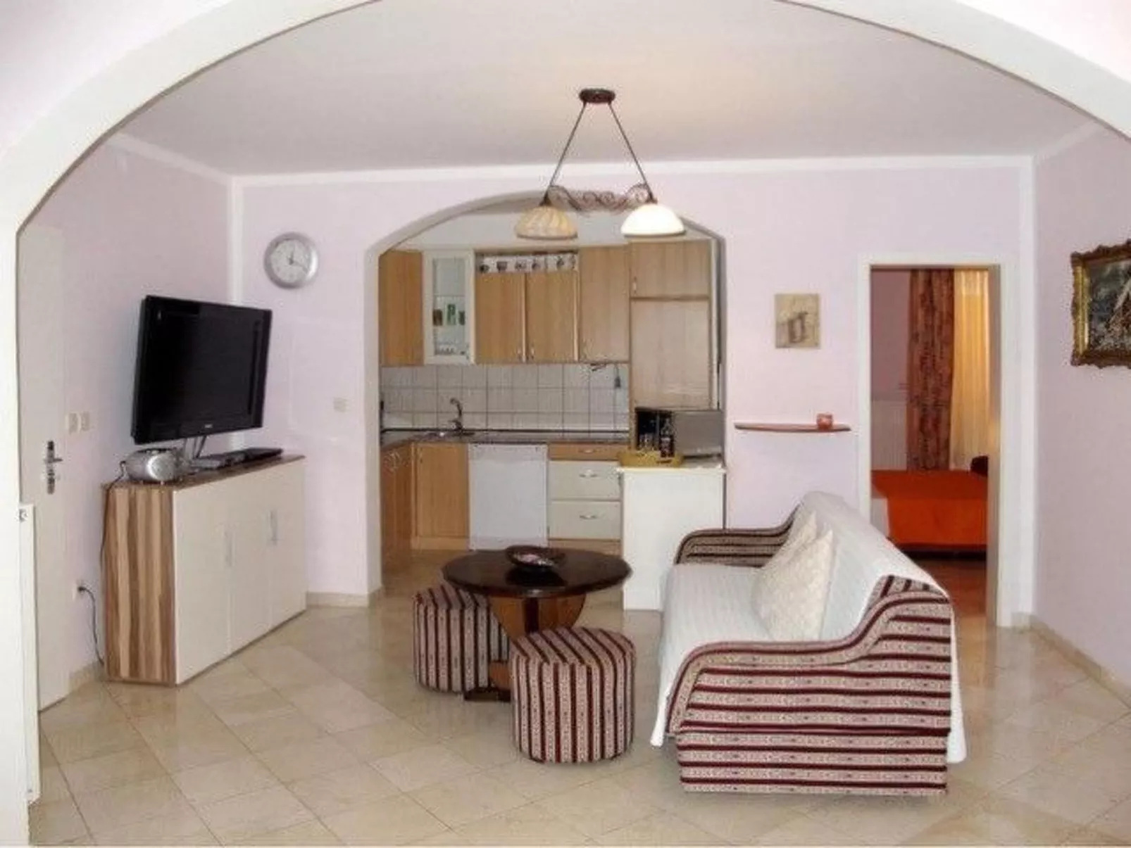 Ein Apartment im Ferienhaus Zweirosen