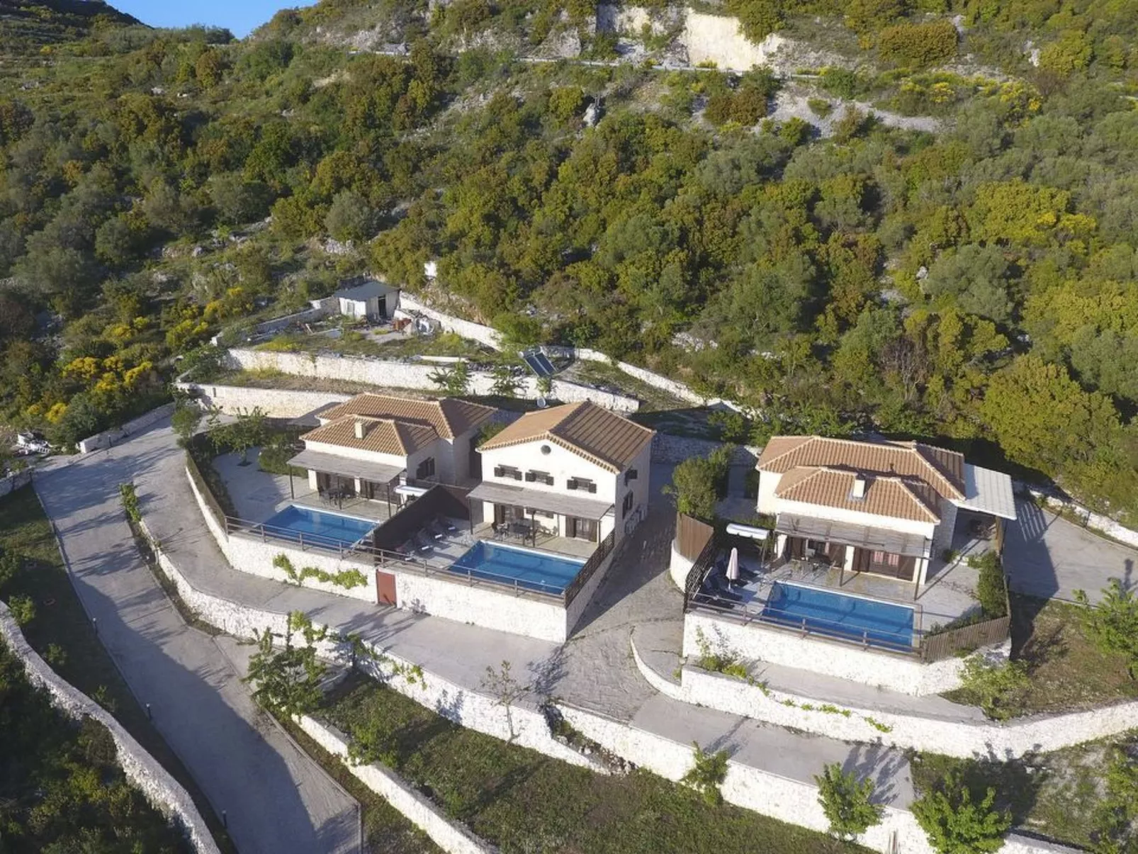 In Apollonii mit privatem Pool und spektakulärer Aussicht