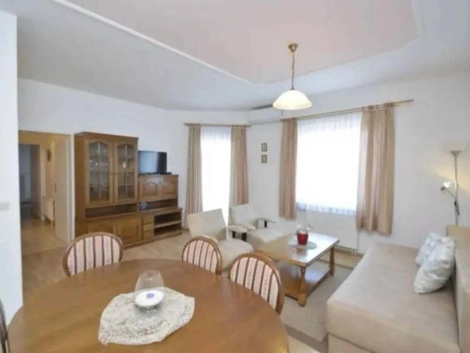 Ein Apartment im Ferienhaus Zweirosen