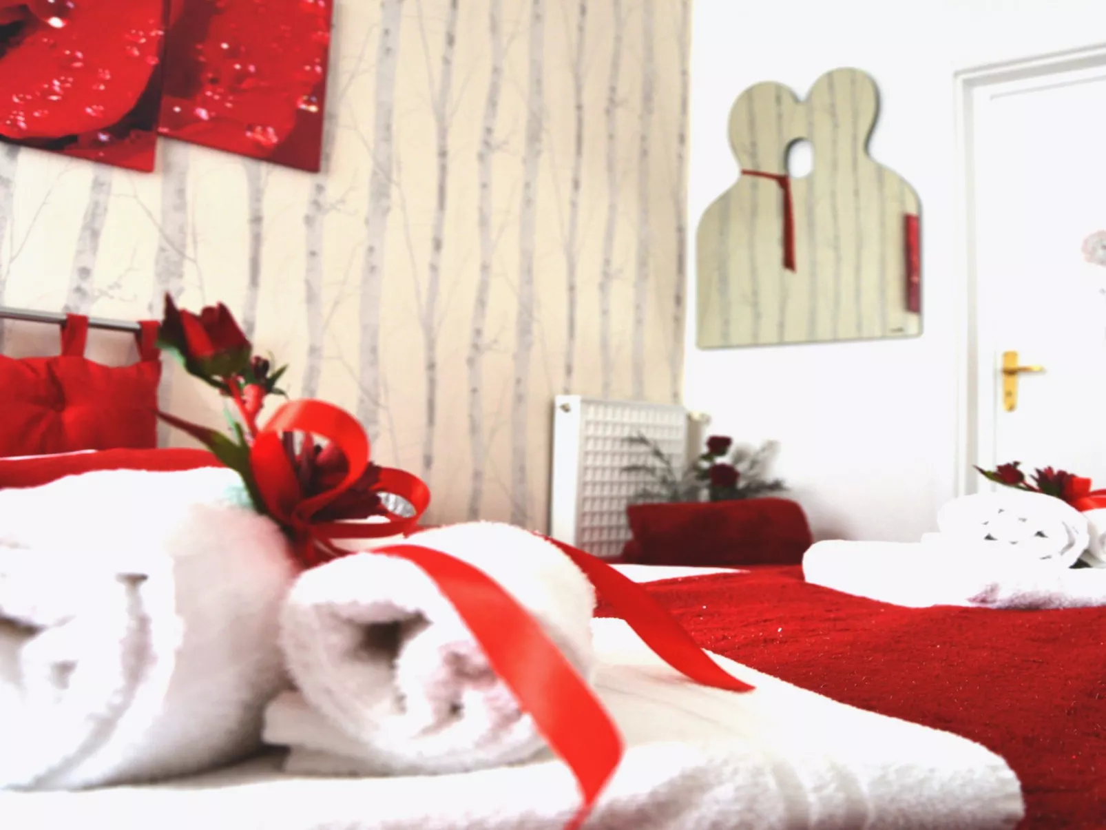 Zimmer 'Rose' mit Balkon