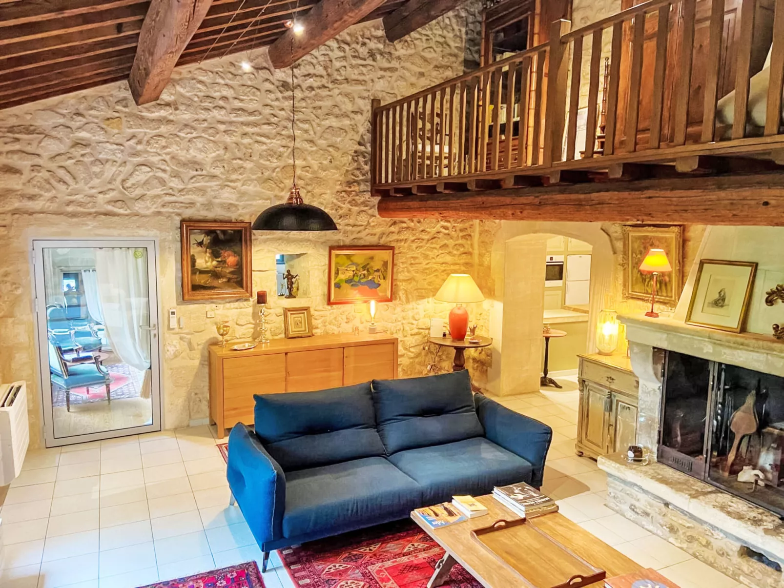 Mas du Castelet - Binnen