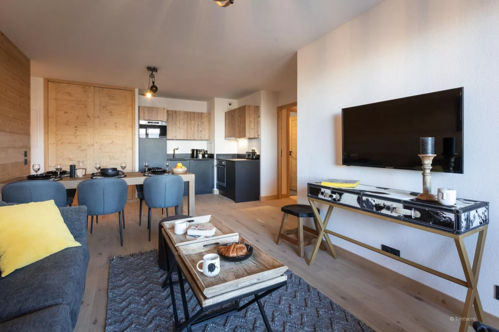 Chalet De La Mine - Woonkamer