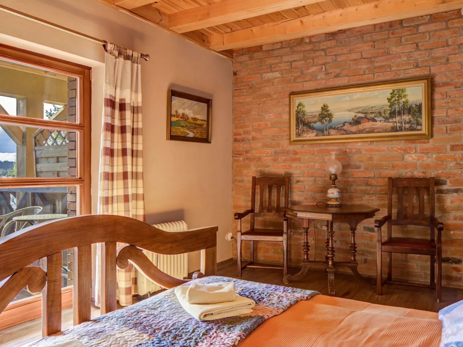 Zimmer mit Seeblick und Terrasse - Binnen