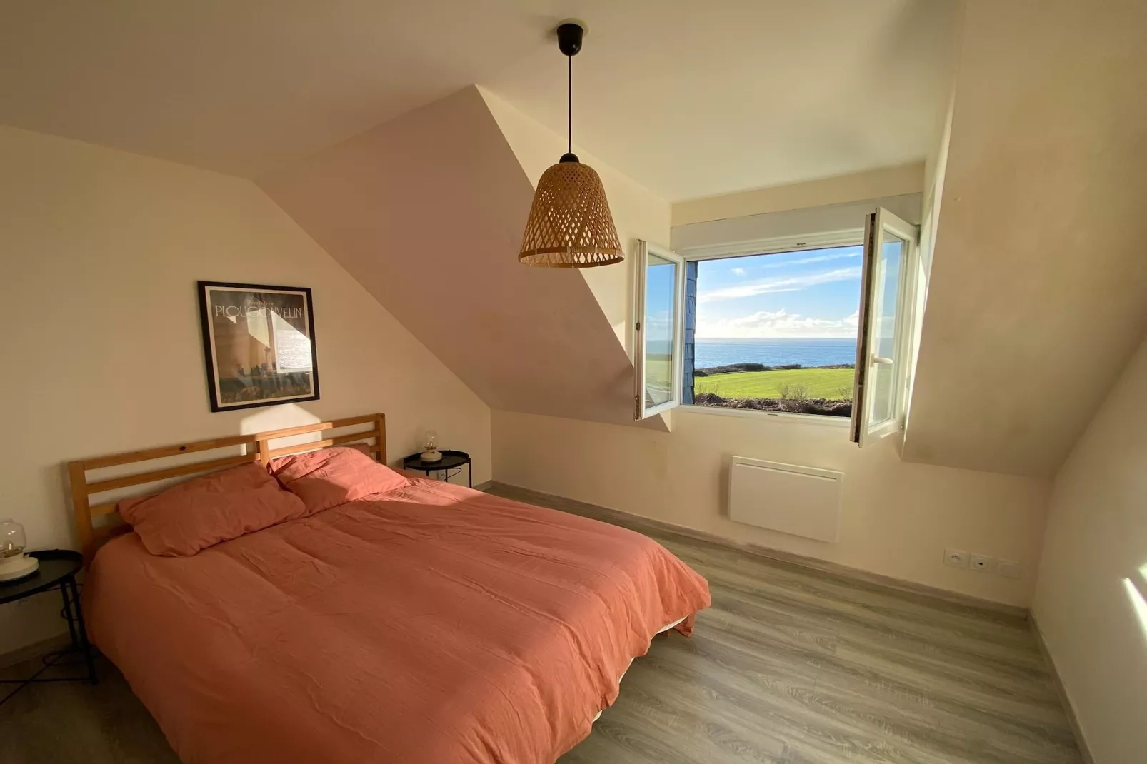 Ferienhaus mit Panoramablick Le Conquet - Slaapkamer