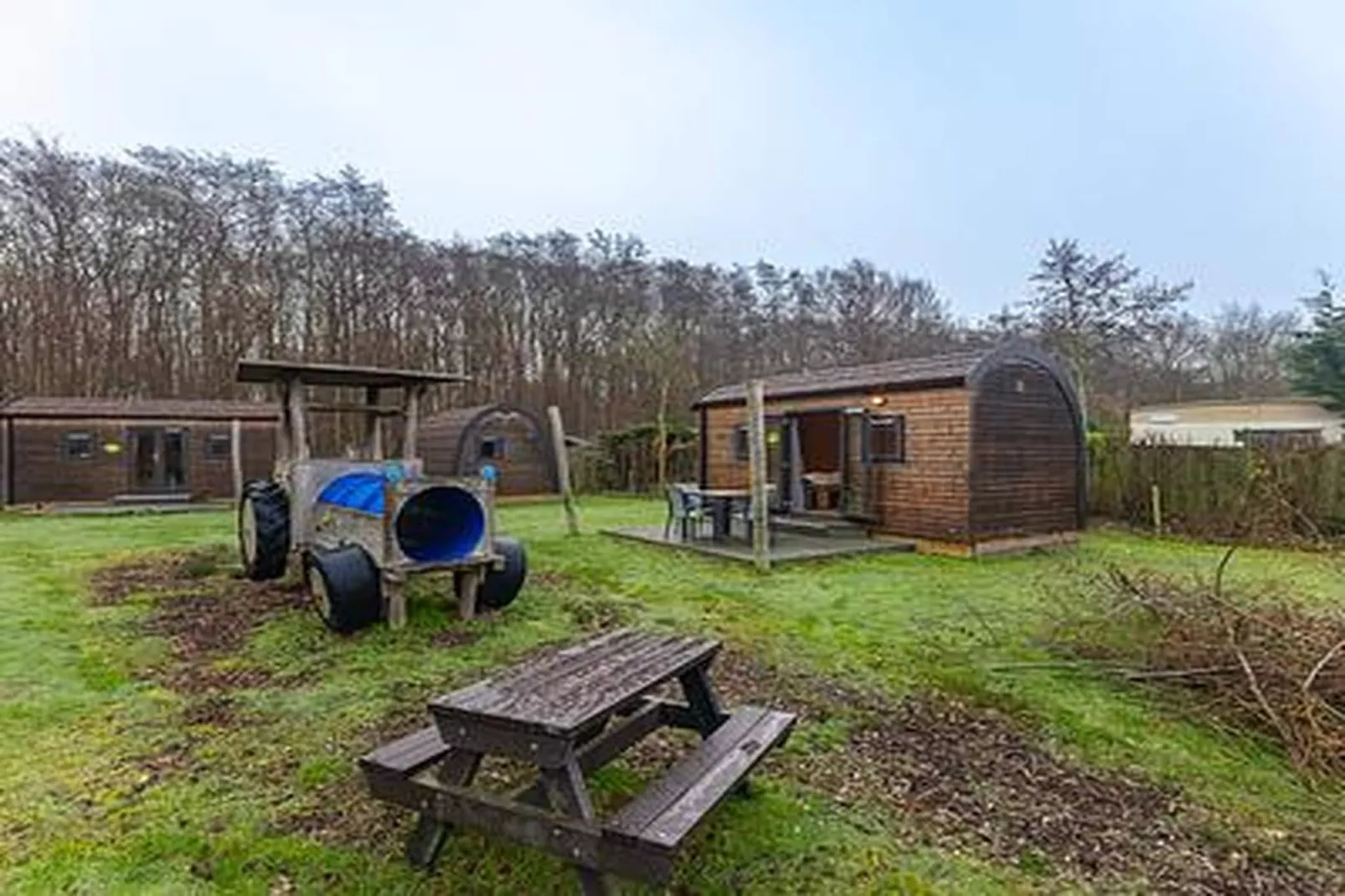 Duinhoeve Duinlodges 4pers (huisdiervriendelijk) - Terrasbalkon