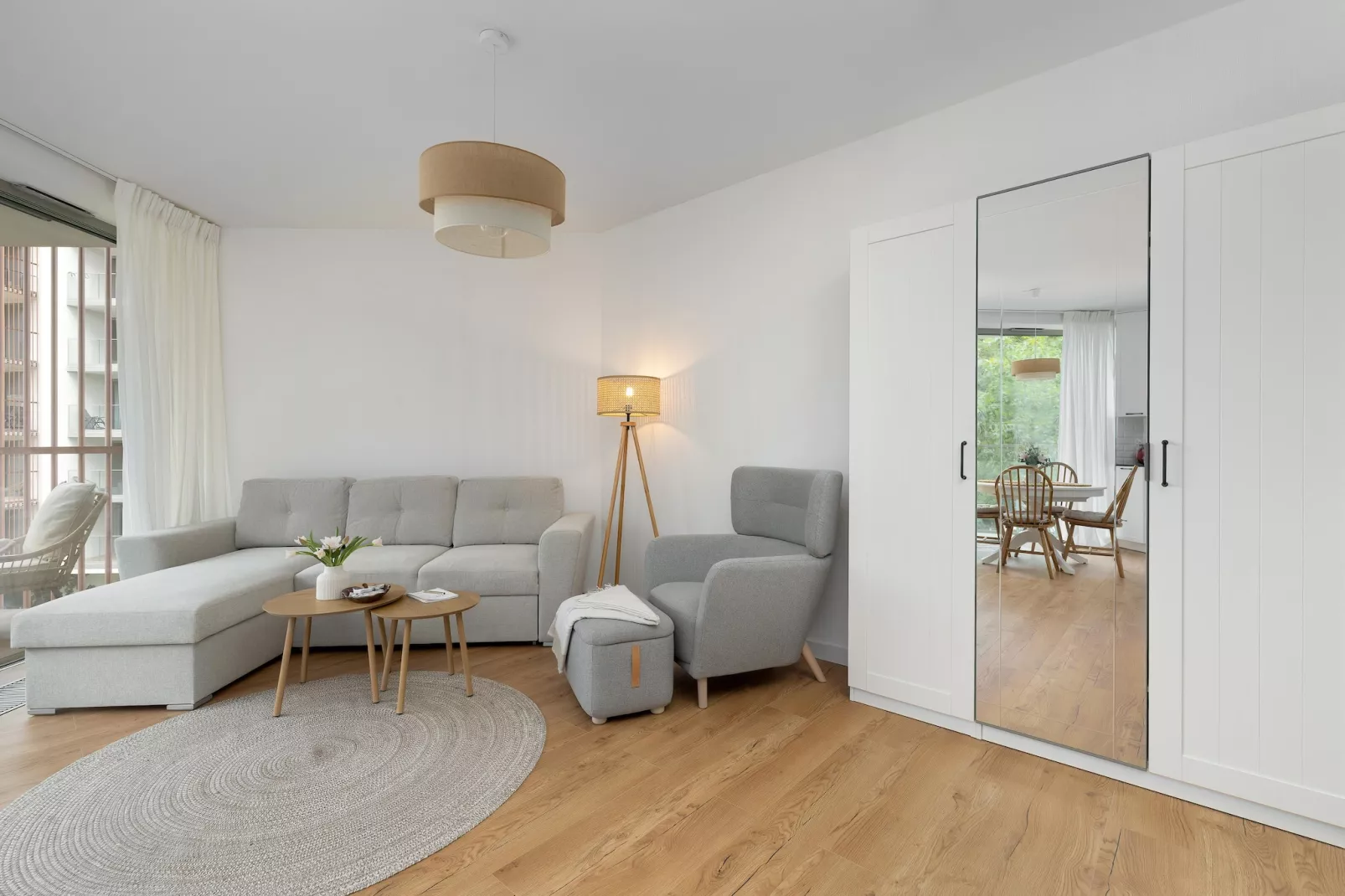 Apartament PINEA Grunwaldzka 82A-213 - Woonkamer