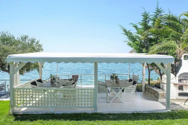 Holiday residence Acrotel Athena Villas, Elia Beach-1-bedroom-apartment ground floor - Waterzicht