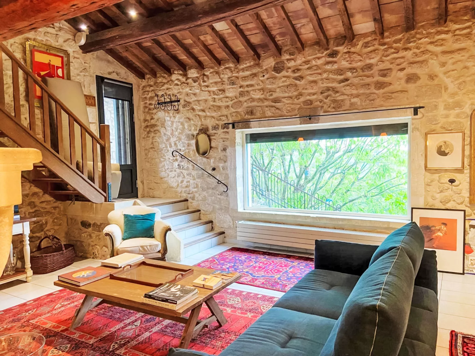 Mas du Castelet - Binnen