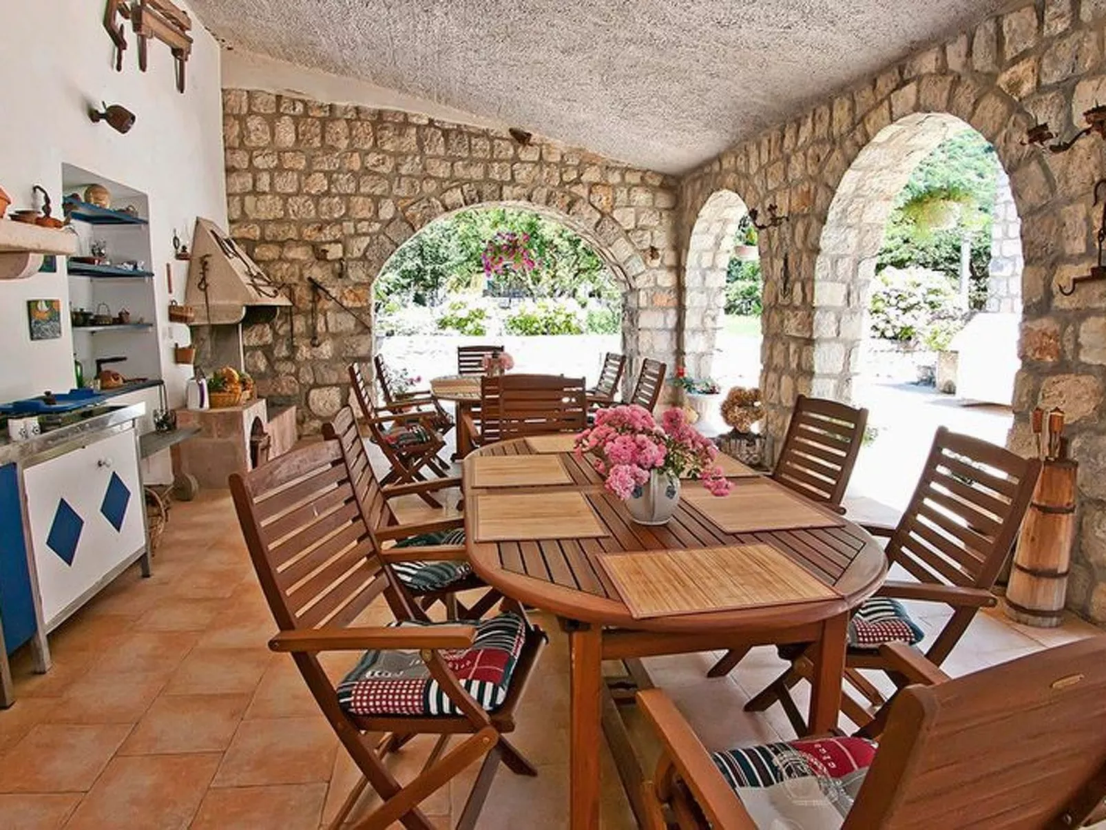 Privatzimmer im Schloss Seefront Zamagna, Mali Zaton NO. 8 - Binnen