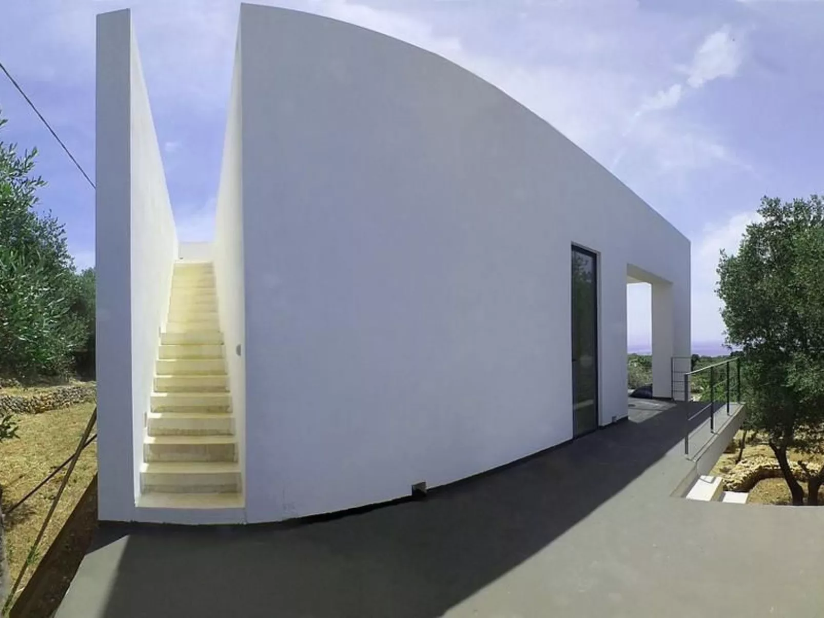 Architektenvilla mit Meerblick im Süden Apuliens - Buiten