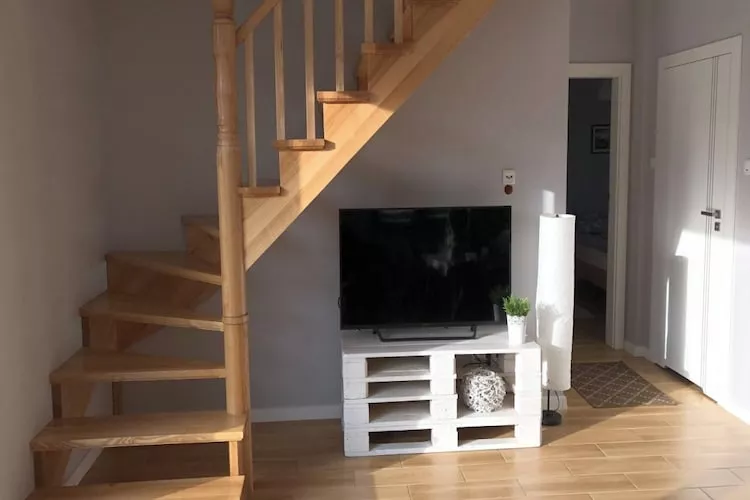 Dom wakacyjny w Dębinie dla max 5 osób - Woonkamer