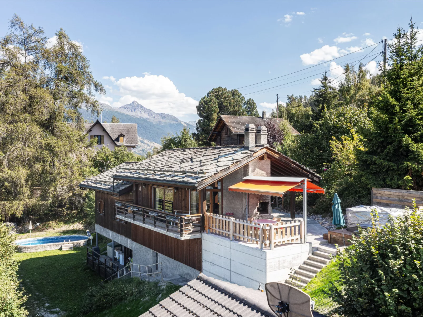 Chalet Mayens - Buiten