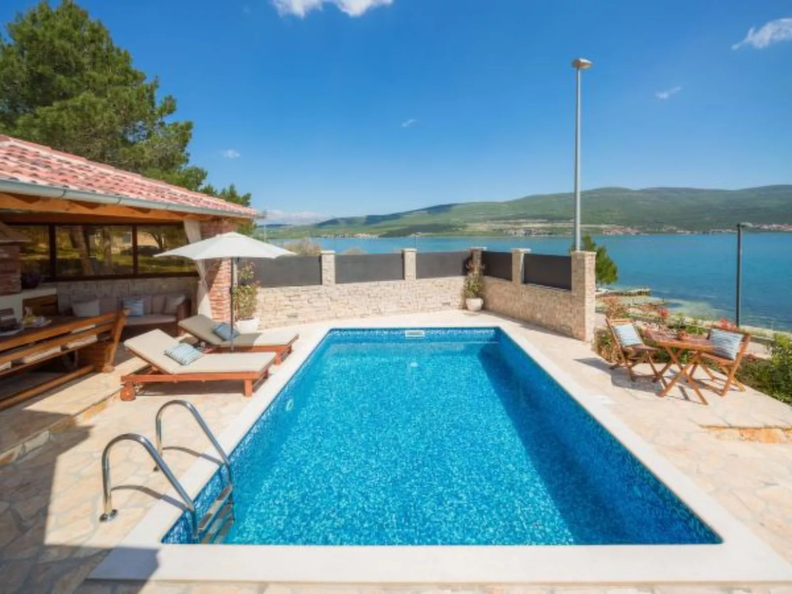 Beachfront villa Noa with heated pool - Image-tags.info