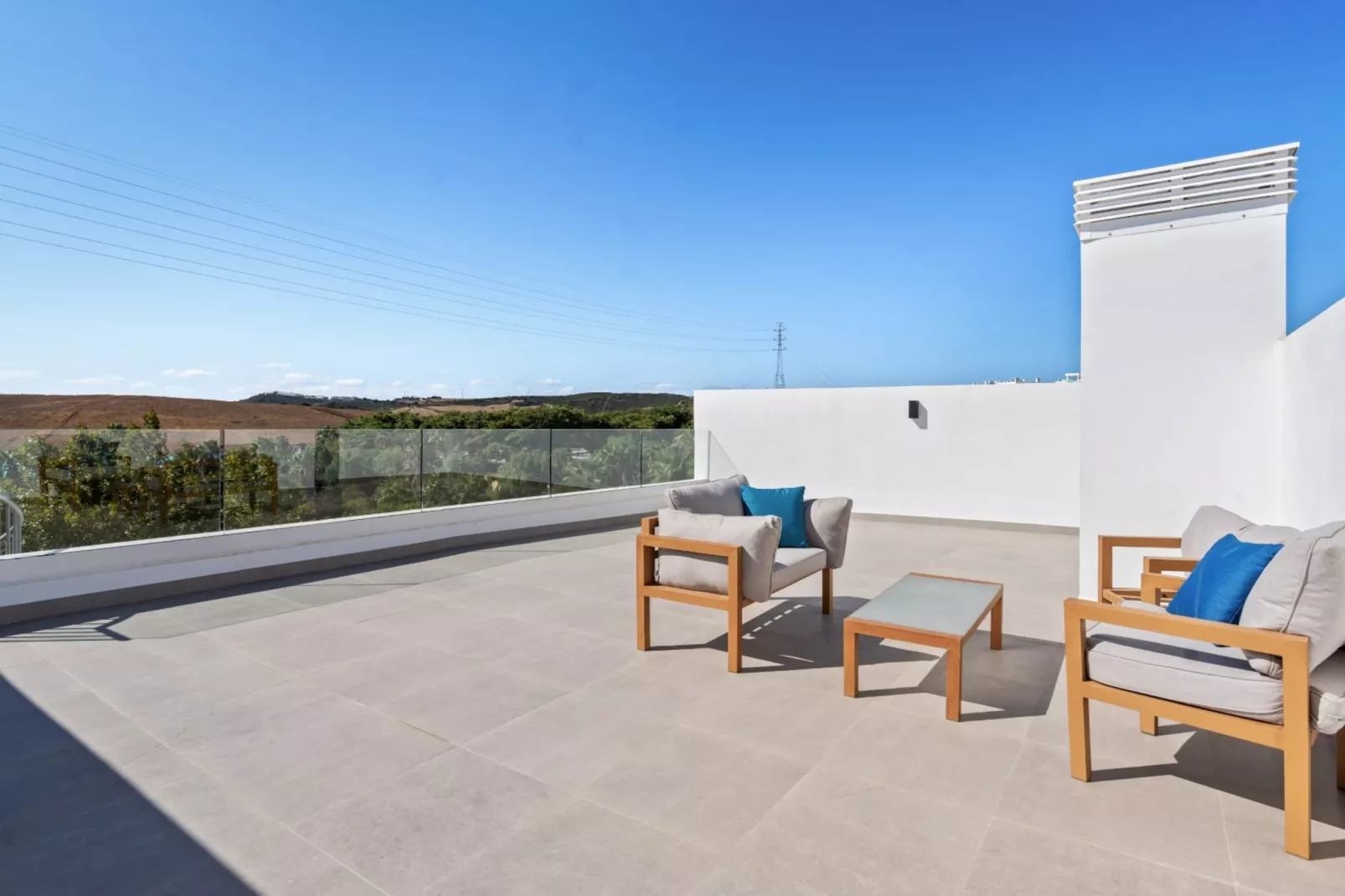Chic Penthouse & Solarium ALCAZABA LAGOON (2125) - Terrasbalkon