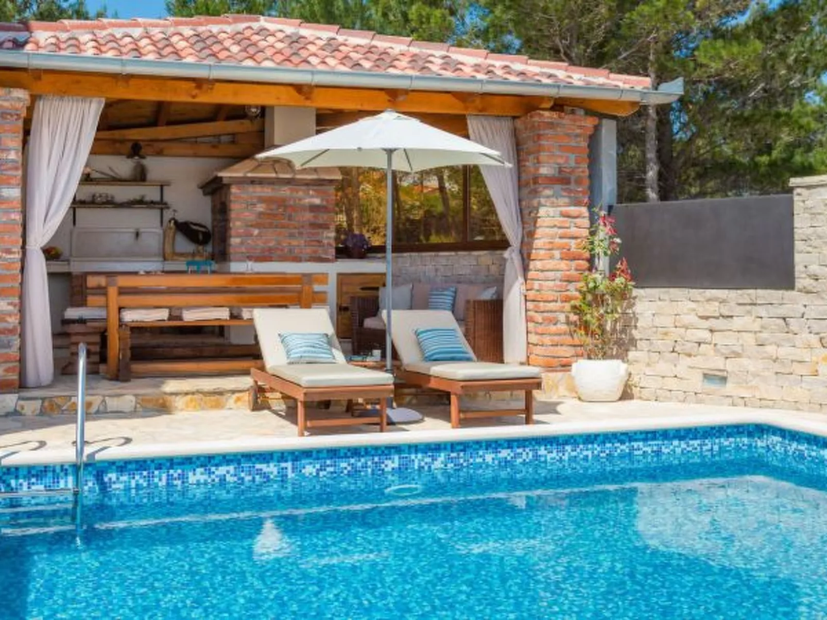 Beachfront villa Noa with heated pool - Image-tags.info