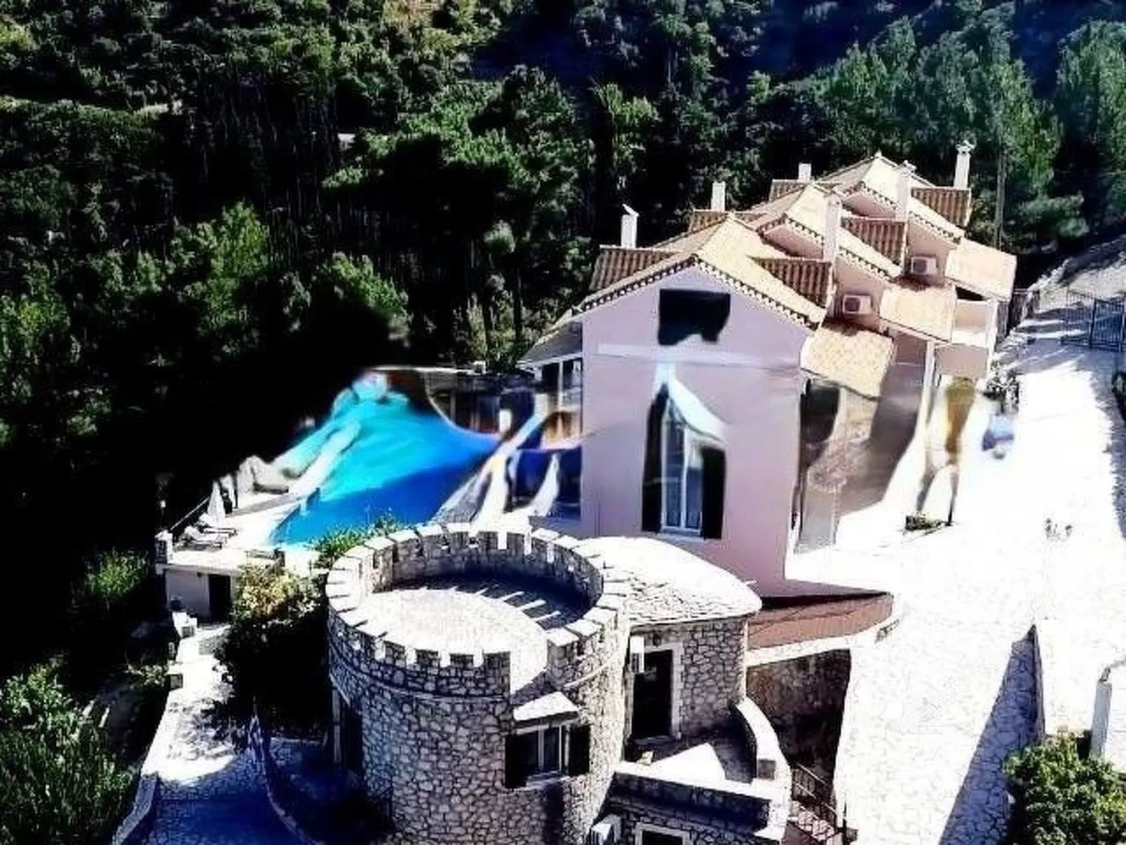 Sommer Dafnopanagia Luxusstudio Ourania - Buiten