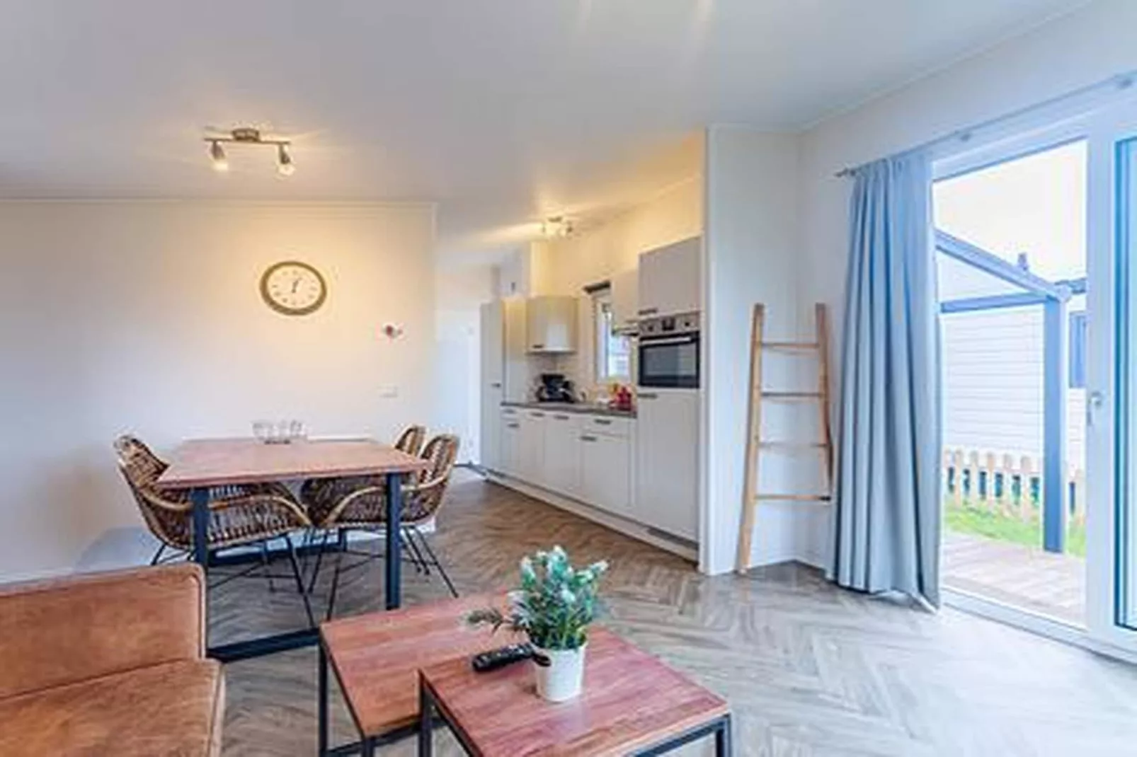 Duinhoeve chalet Schelp - Woonkamer