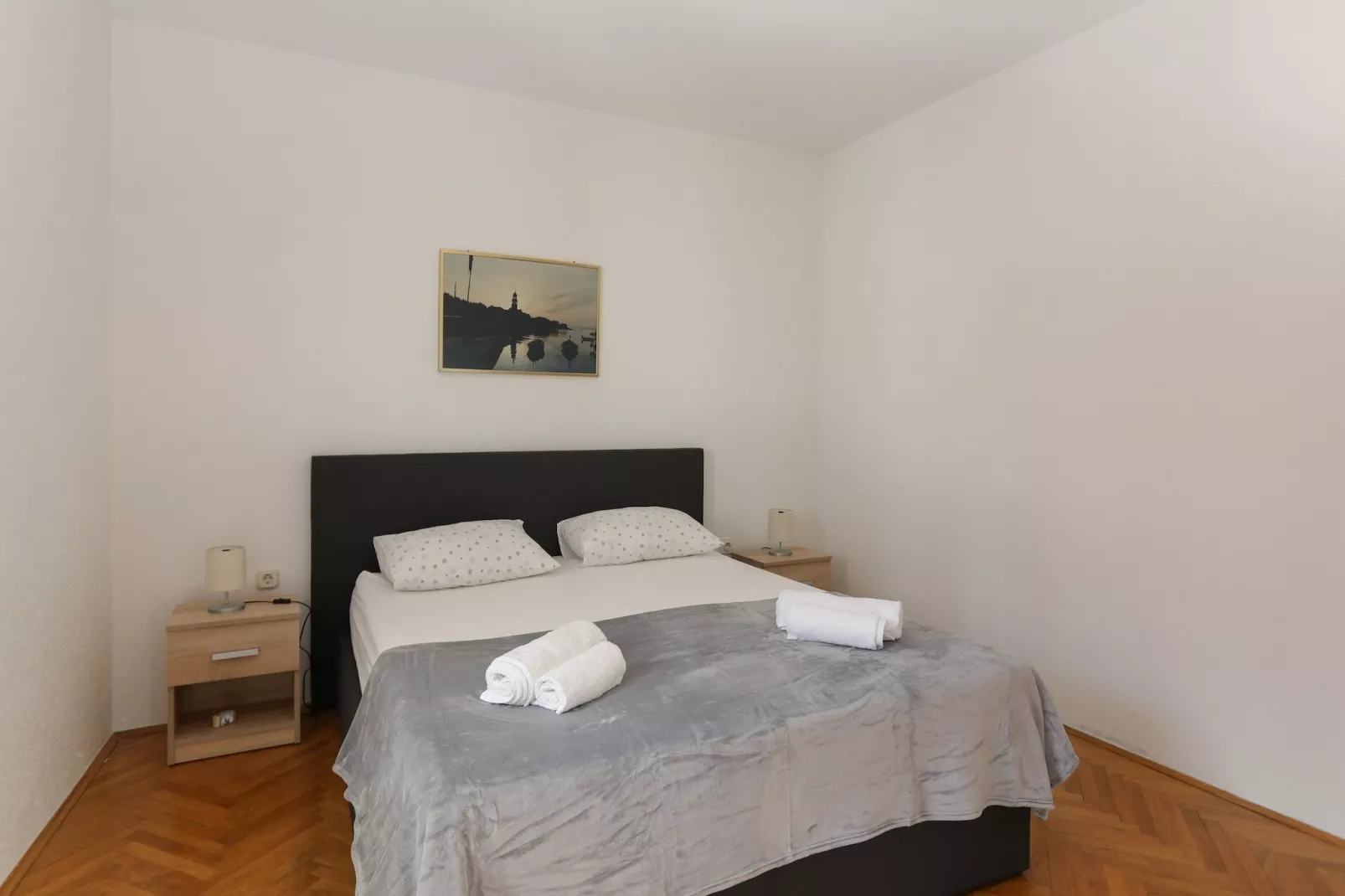 Apartment Perina - Comfort Two Bedroom Apartment with Terrace and Sea View - Slaapkamer
