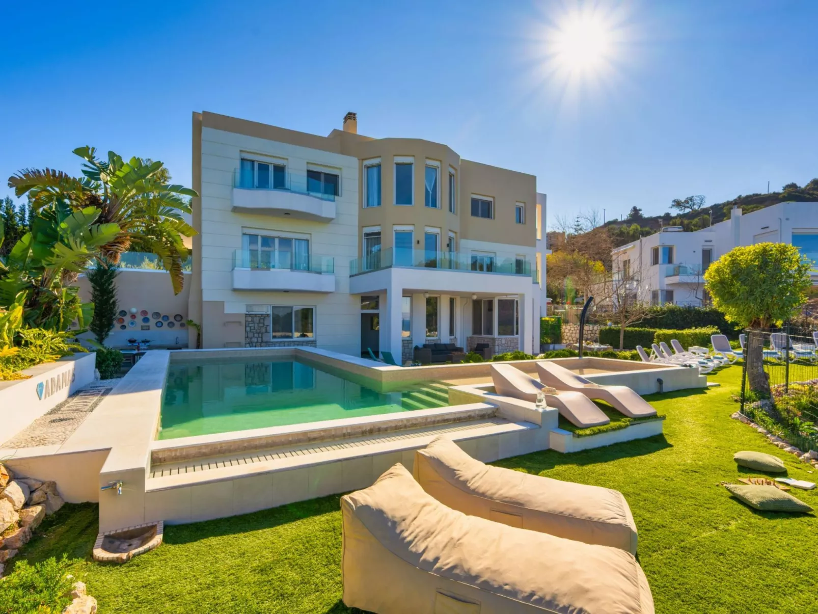 "Adamas Villa Rhodos" - Buiten
