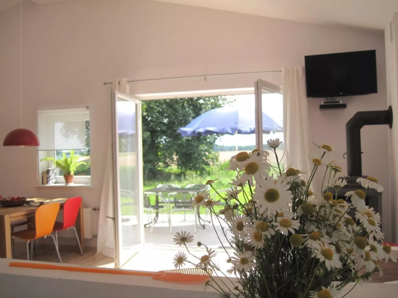 In Rozwarowo mit Schöner Terrasse - Binnen