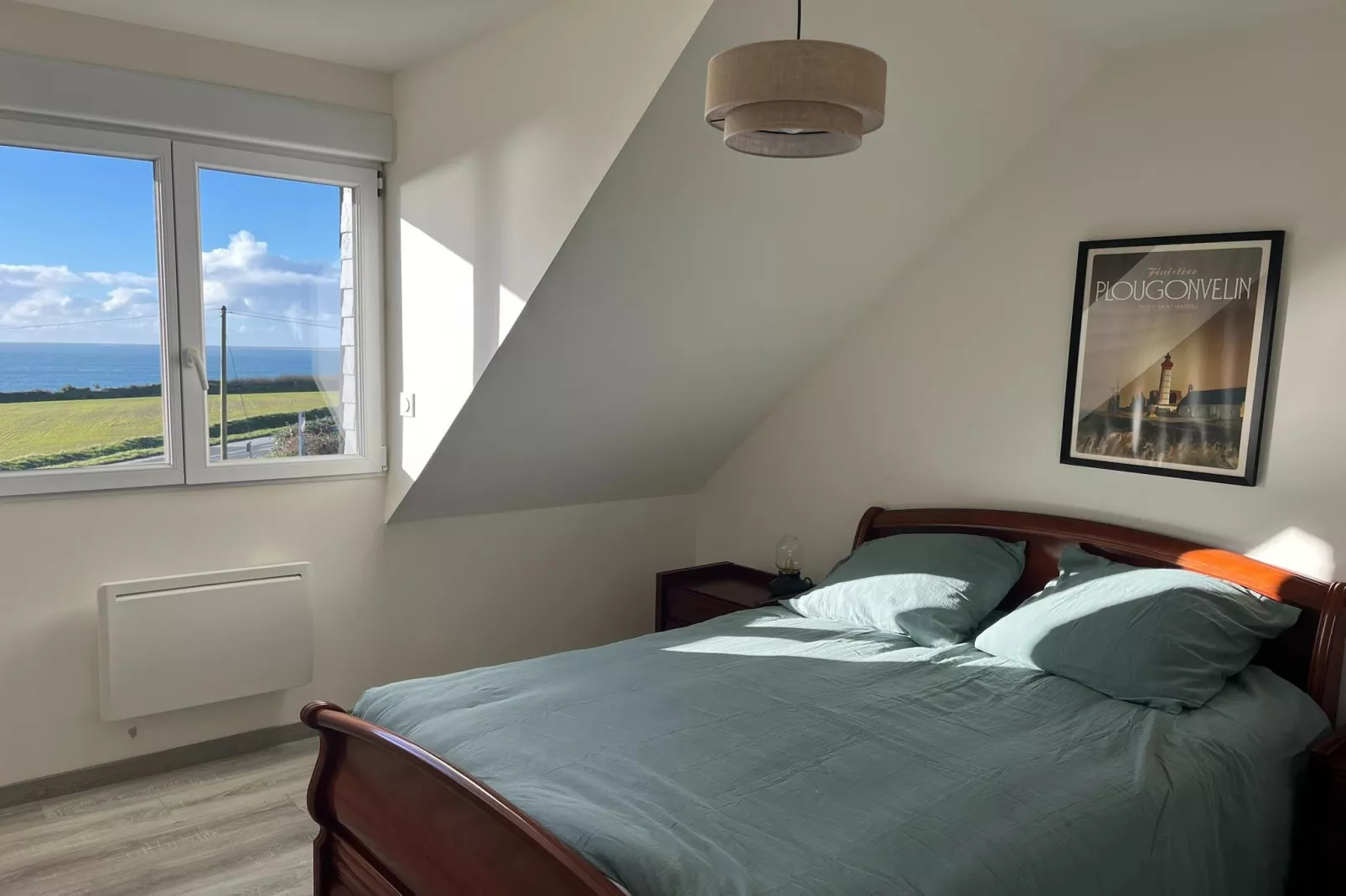 Ferienhaus mit Panoramablick Le Conquet - Slaapkamer