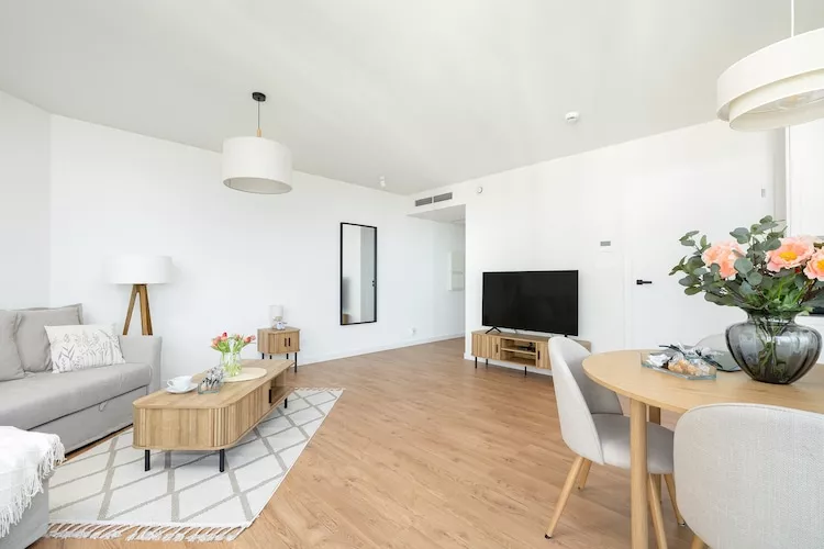 Apartament PINEA Grunwaldzka 82A-613 - Woonkamer