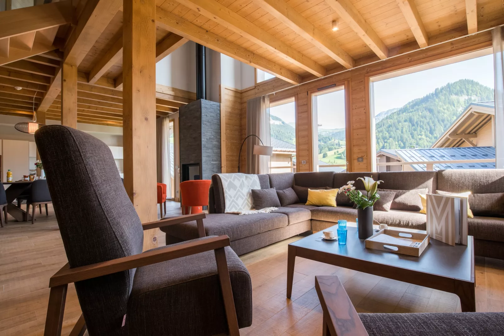 Les Portes de Megève 7 - Woonkamer