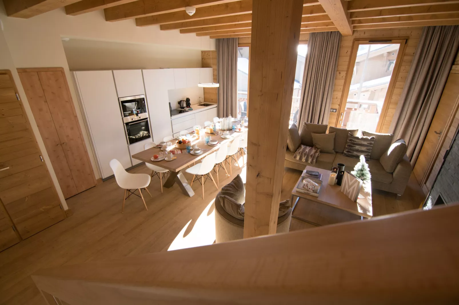 Les Portes de Megève 9 - Woonkamer