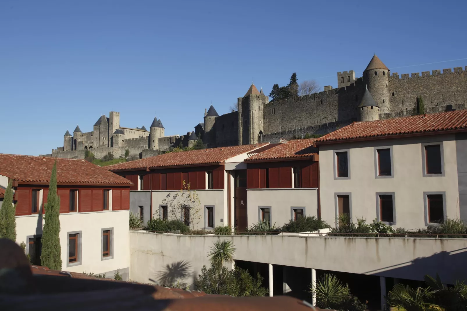 Résidence la Barbacane Carcassonne / T2 / 4 pers - Buitenkant zomer