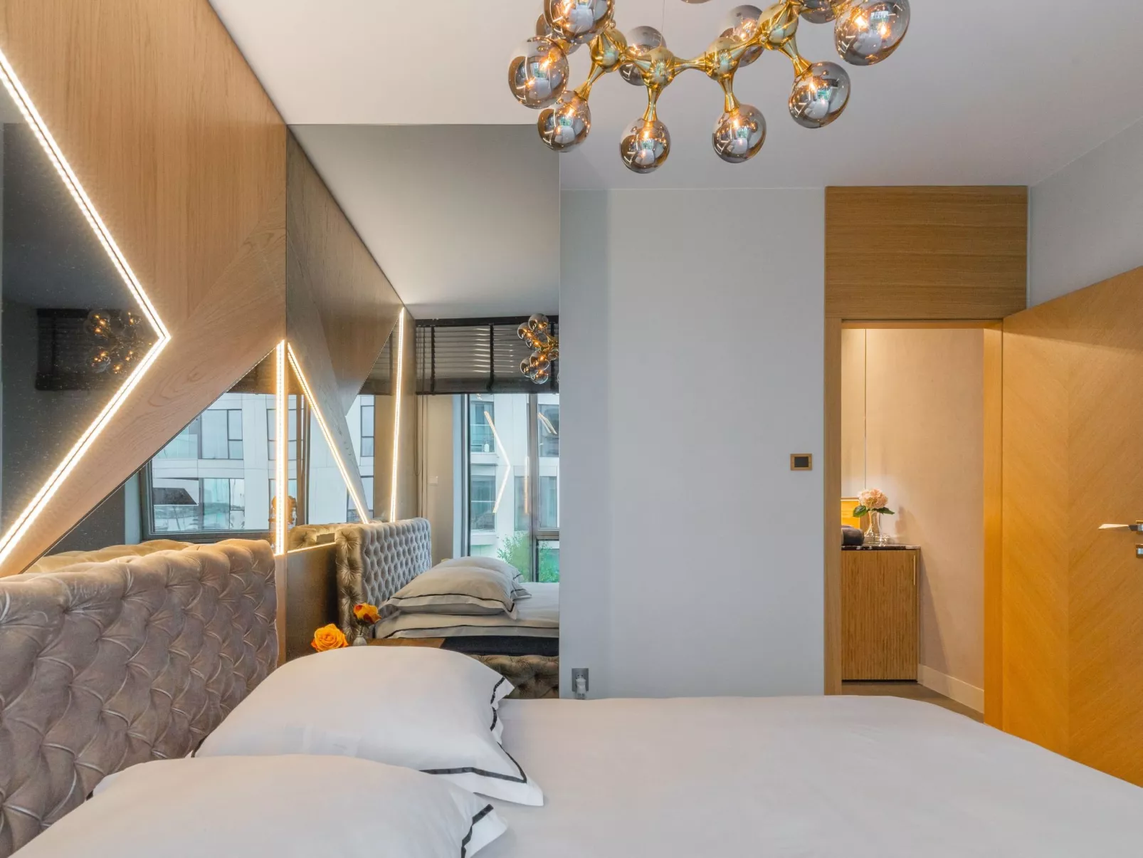 Yacht Park Apartment mit Panoramablick auf den Yachthafen in Gdynia, POLEN - Binnen