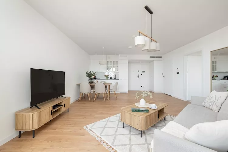 Apartament PINEA Grunwaldzka 82A-610 - Woonkamer