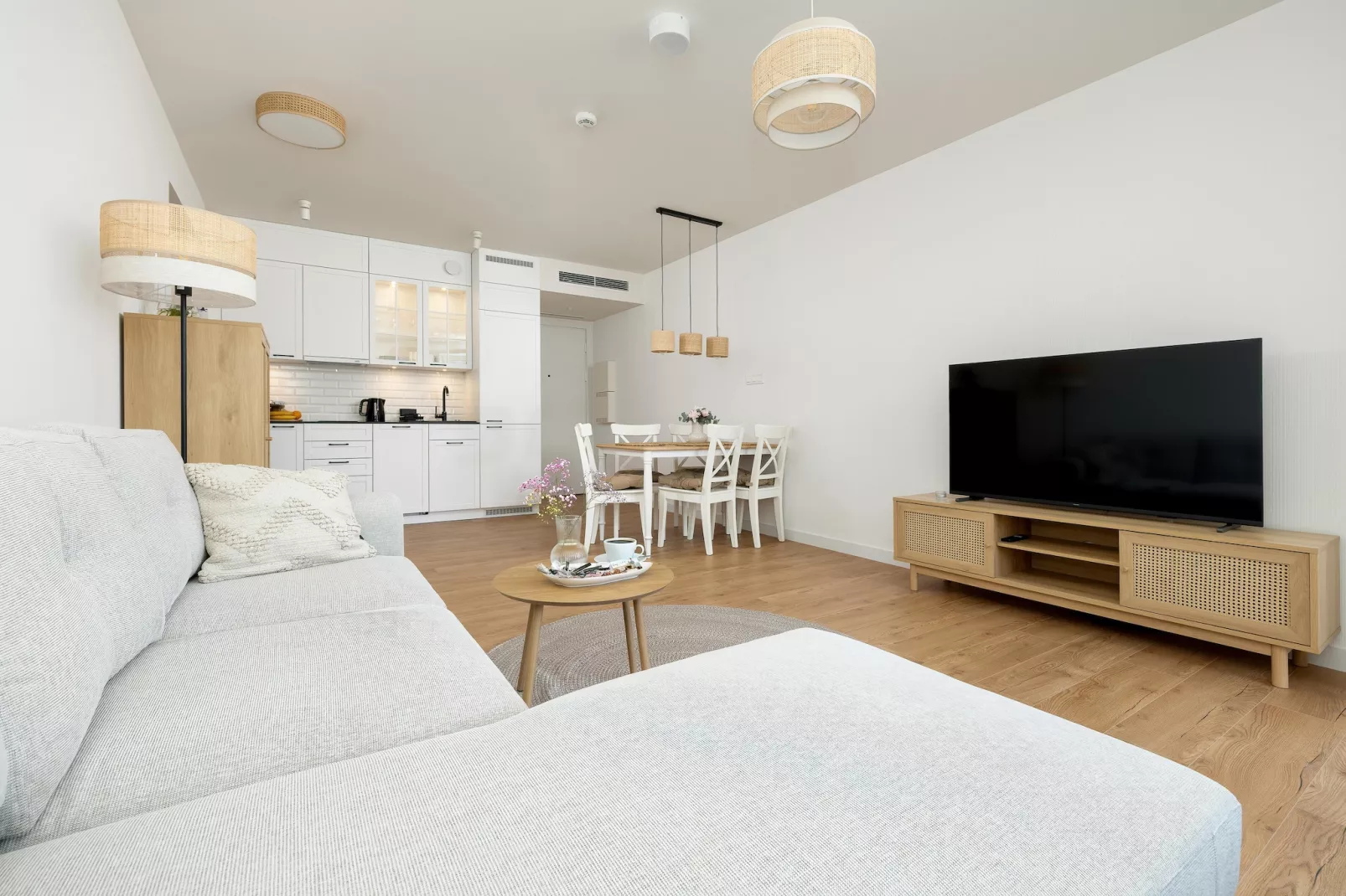 Apartament PINEA Grunwaldzka 82A-713 - Woonkamer