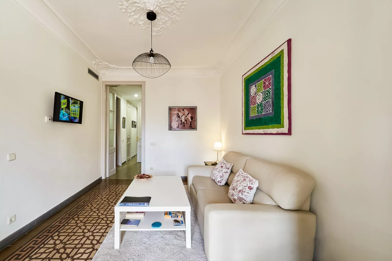 Rambla Paris Apartment - Woonkamer