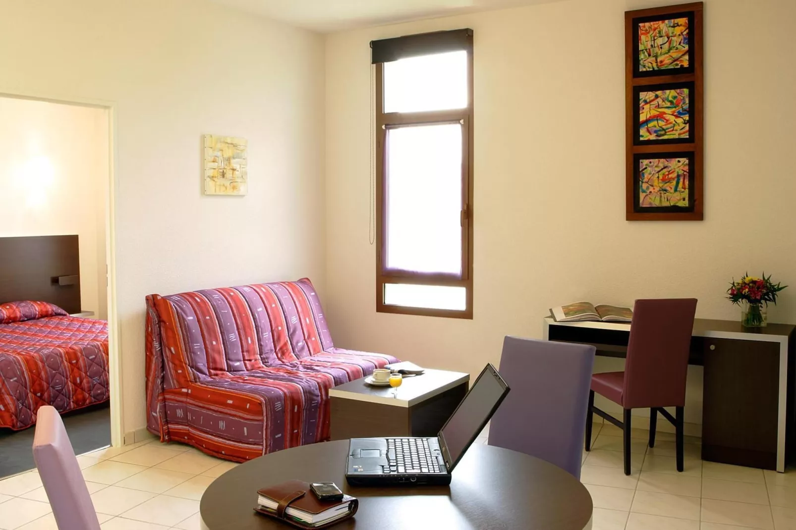 Résidence la Barbacane Carcassonne / T2 / 4 pers - Woonkamer