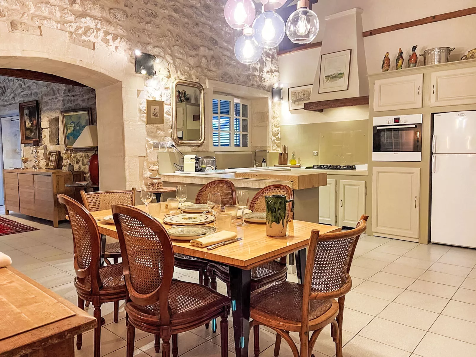 Mas du Castelet - Binnen