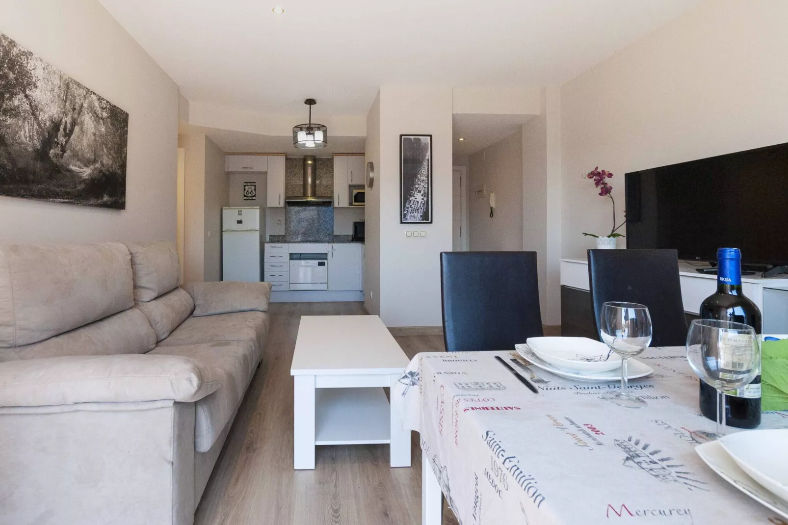 1235 BLAUMARINA con piscina - Woonkamer