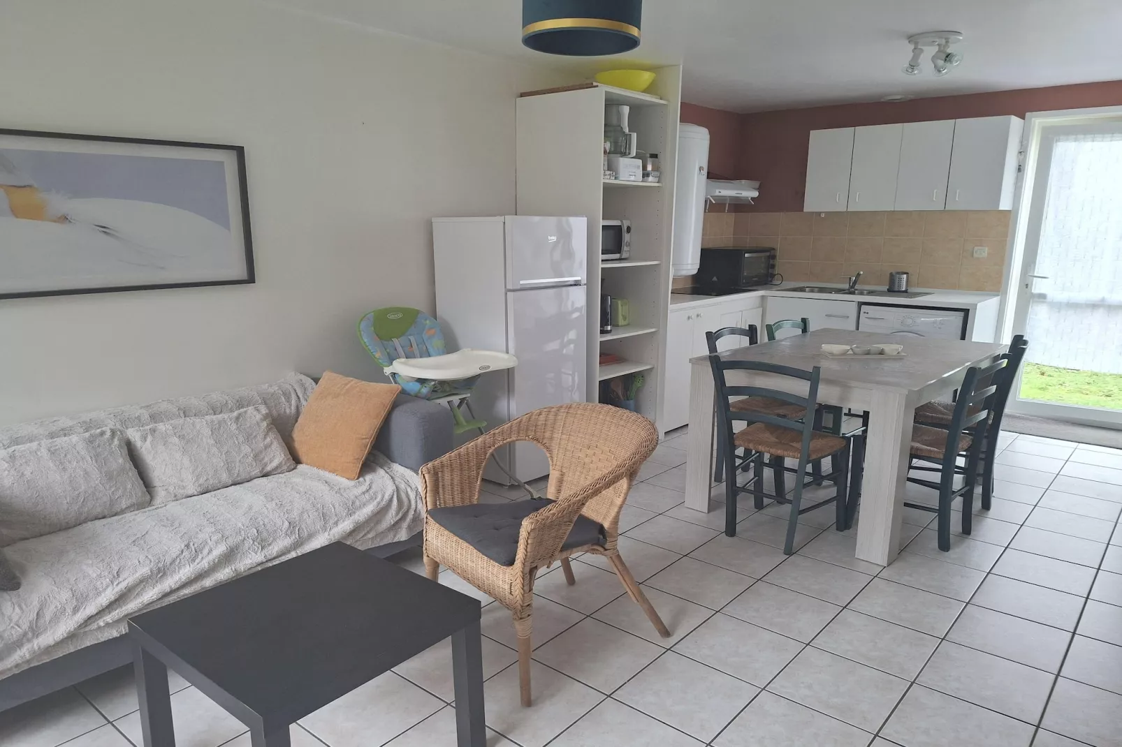 Maison de Vacances Le Conquet - Woonkamer