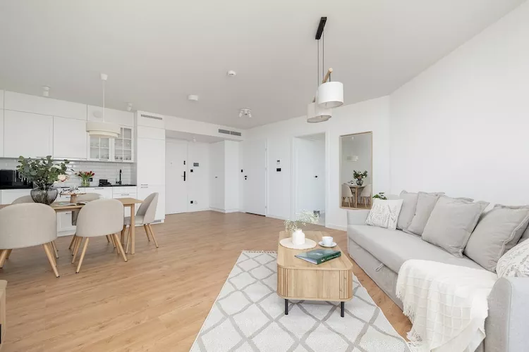 Apartament PINEA Grunwaldzka 82A-610 - Woonkamer