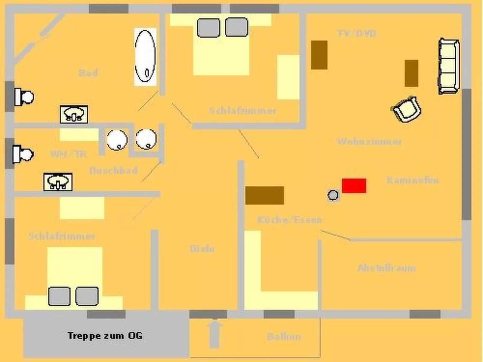 Haus Amber Glowe - Binnen