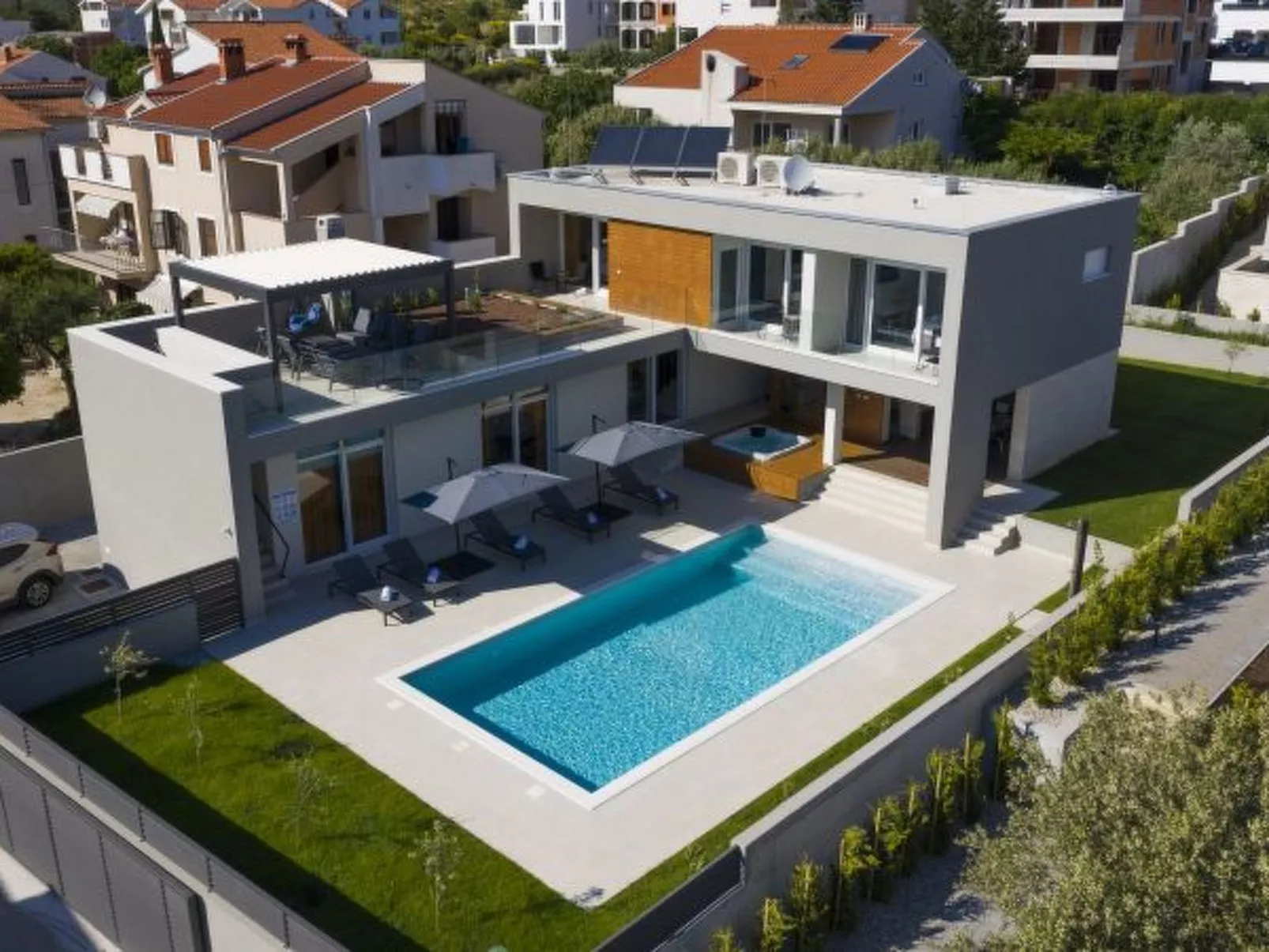 Luxury villa Mary Lou with pool and spa area - Image-tags.info