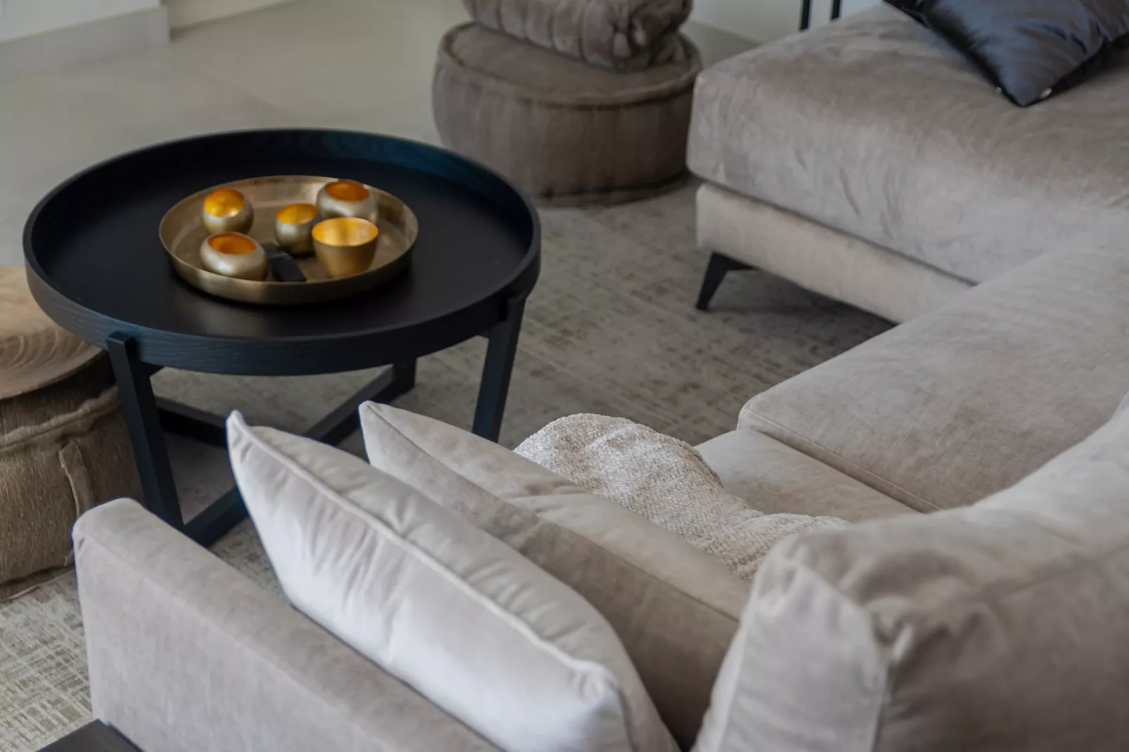 Elegant Villa with sea Views & Pool Marbella - Woonkamer